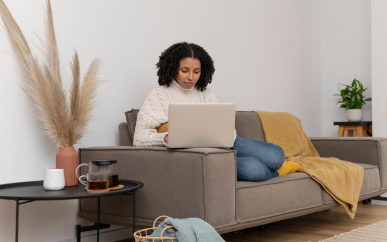 Team working together on budget planning materials